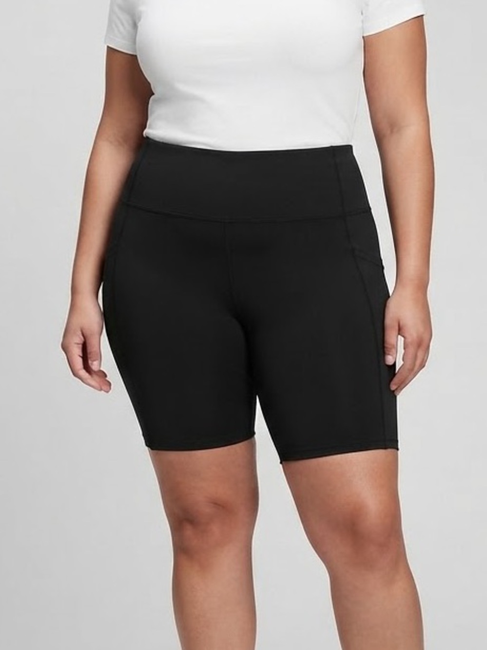 😍CLEARANCE - SHOSHO Black Stretch Shorts with Side Pockets 2X